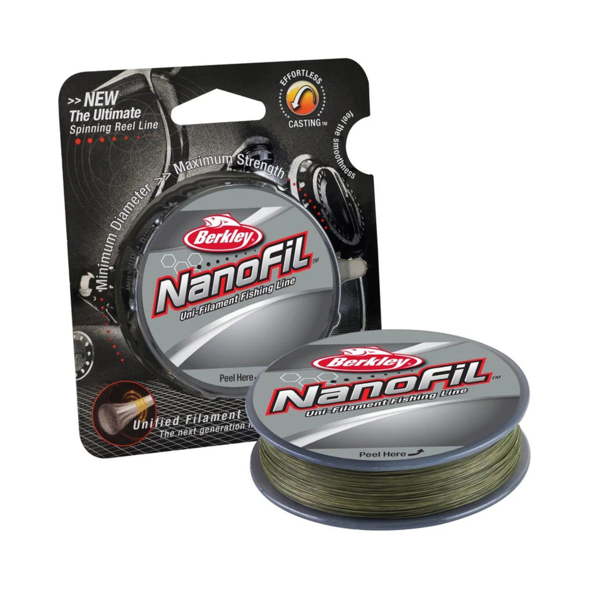 Berkley Nanofil 150m Low-Vis Green 0.25mm