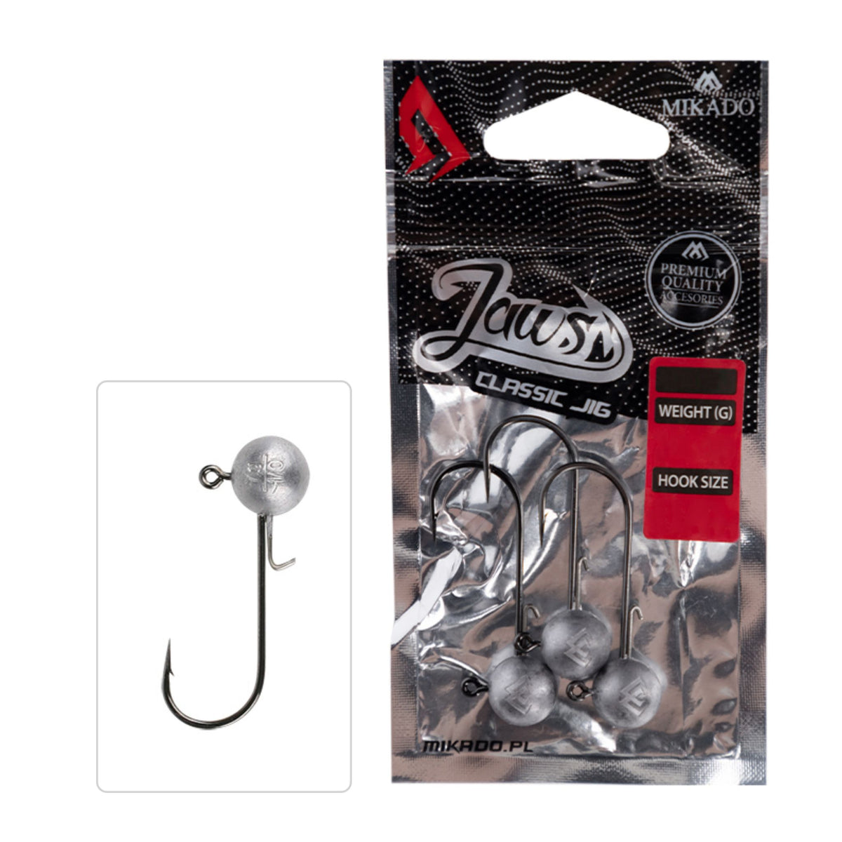 Mikado Jaws Classic Jigheads