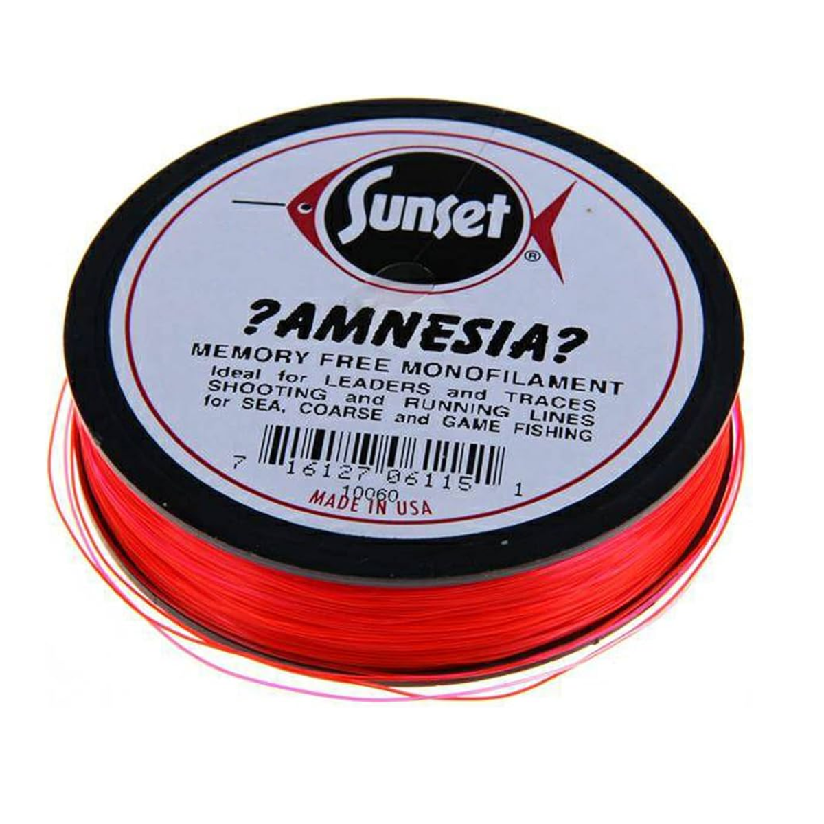 Sunset Amnesia Memory Free Mono Red 100m Spool