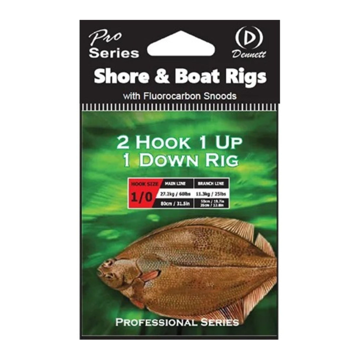 Dennett Pro Trace 2 Hook (1 Up 1 Down)