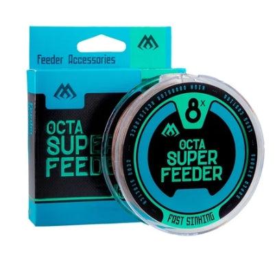 Mikado Octa Super Feeder 8x Fast Sinking Braid 150m Dark Brown