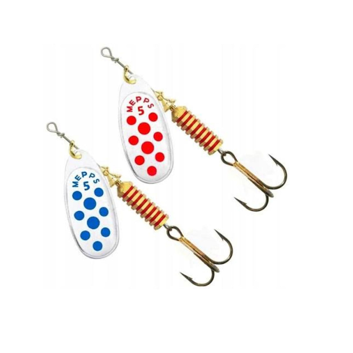 Mepps Comet Silver and Red