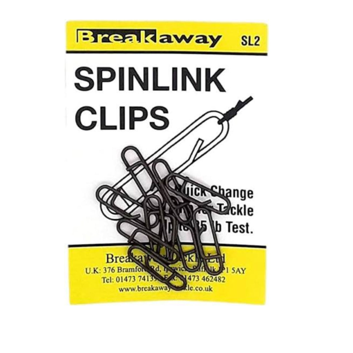 Breakaway Spinlink Clips