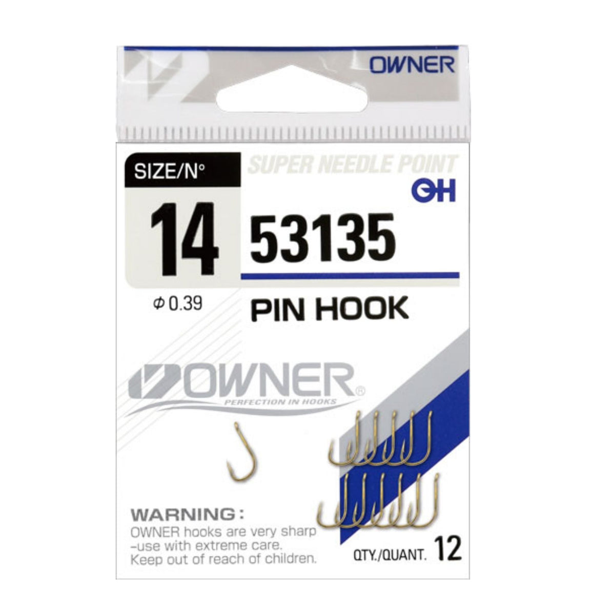 Owner Gold Pin Hook