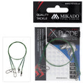 Mikado Green Steel Pike Leader 15kg 2-Pack