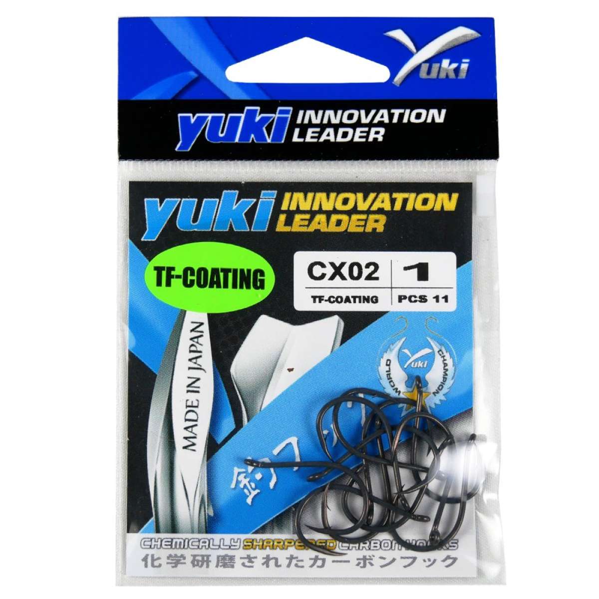Yuki CX02 TF Coated Chinu Hooks