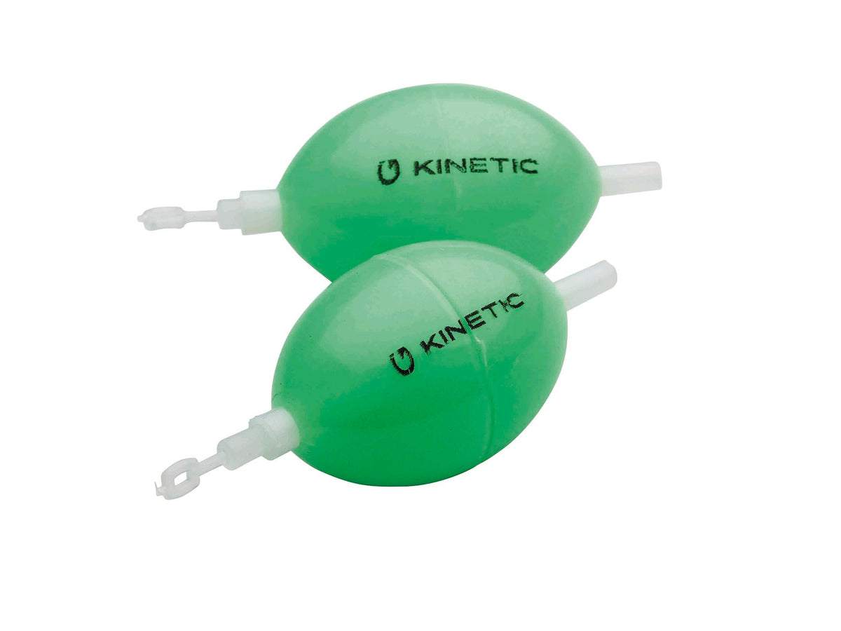 Kinetic B-Float Floating Glow Chartreuse 2pcs
