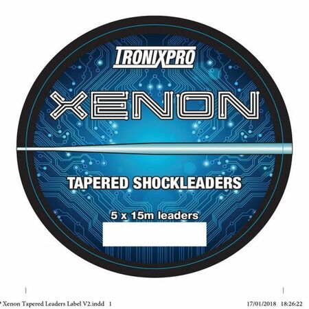TronixPro Xenon Clear Tapered Leaders