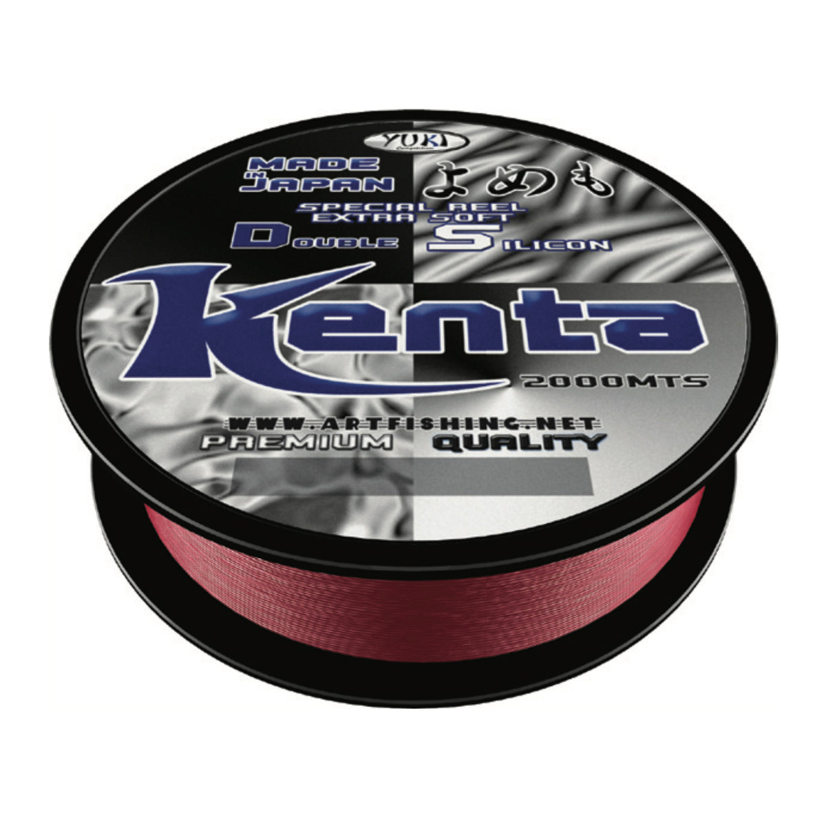 Yuki Kenta Double Silicone Nylon Line — 2000m