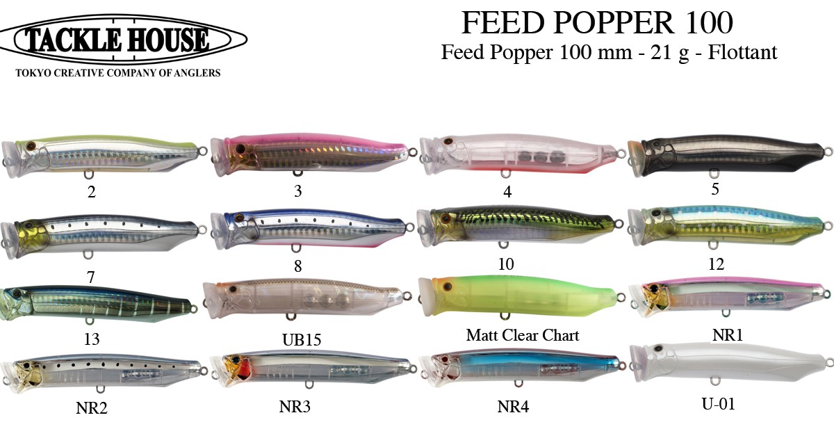 Tacklehouse Feed Popper Bass Lures