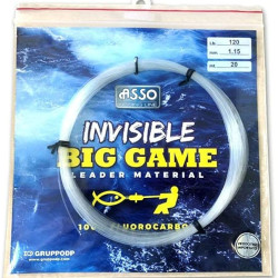 Asso Invisible Big Game Fluorocarbon Leader 20m Asso Invisible Big Game Fluorocarbon Leader 20m