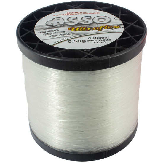 Asso UltraFlex Leader – Half Kilo Bulk Spool