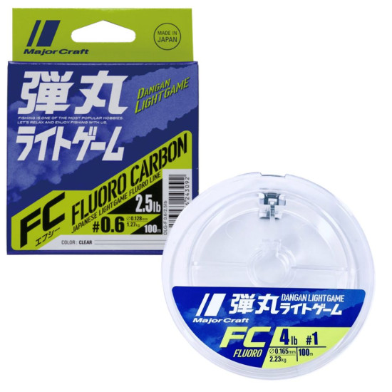 Major Craft Dangan Fluorocarbon Light Game 100m