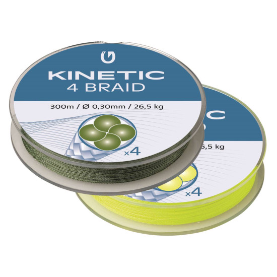 Kinetic 4-Braid 300m Dusty Green