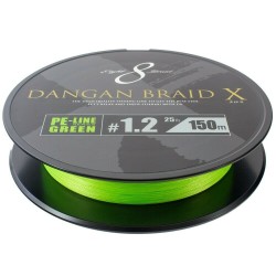 Major Craft Dangan Braid x8 150m Chartreuse Major Craft Dangan Braid x8 150m Chartreuse