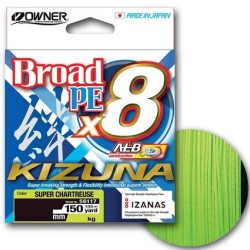 Owner Kizuna PE X8 Braided Line 150m Owner Kizuna PE X8 Braided Line 150m