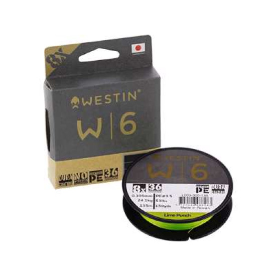 Westin W6 Braid - Lime Punch 135m