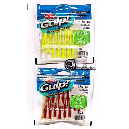 Berkley Gulp Sand Sardines 1.8in