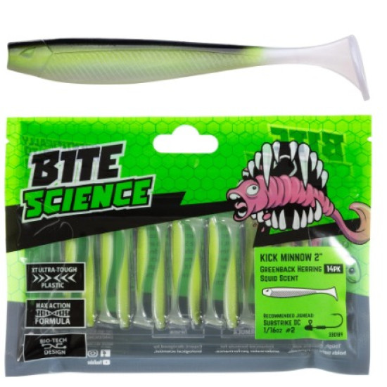 BiteScience Kick Minnow 2"