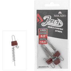 Mikado Jaws Quick Change Spiral Soft Lure Screw