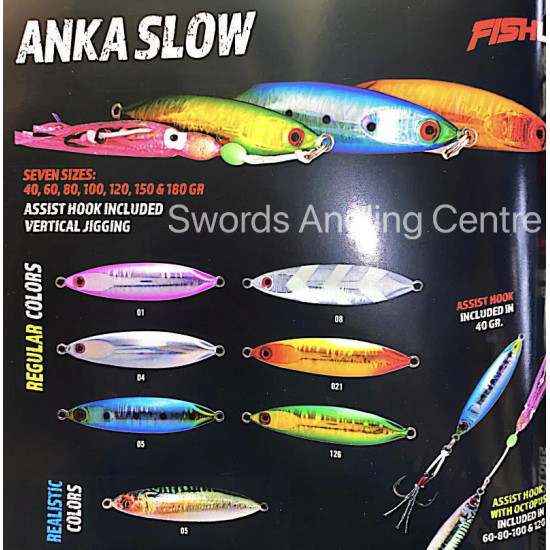 Yuki Anka Slow Jigs 60g