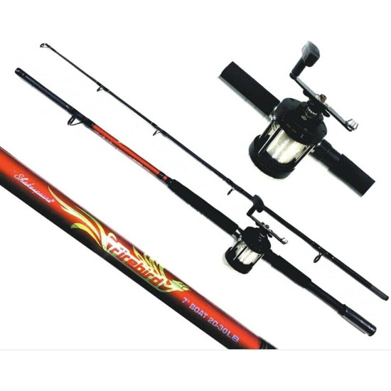 Shakespeare Firebird Boat Rod and Reel Combo