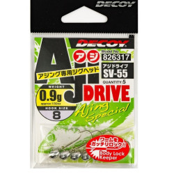 Decoy SV-55 Aji Drive JigHeads Decoy SV-55 Aji Drive JigHeads