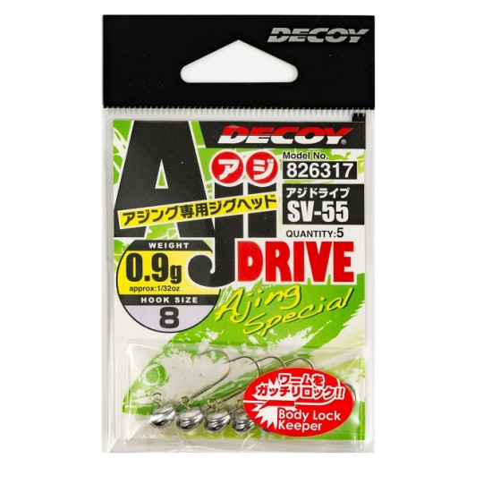 Decoy SV-55 Aji Drive JigHeads