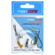 FishZone Pro 3 Hook Flappers Sea Rigs