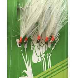Kilty Cod Feathers White 