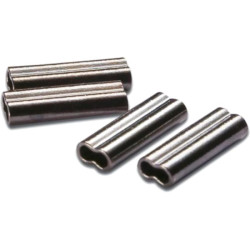 Mustad Black Brass Double Crimps Mustad Black Brass Double Crimps