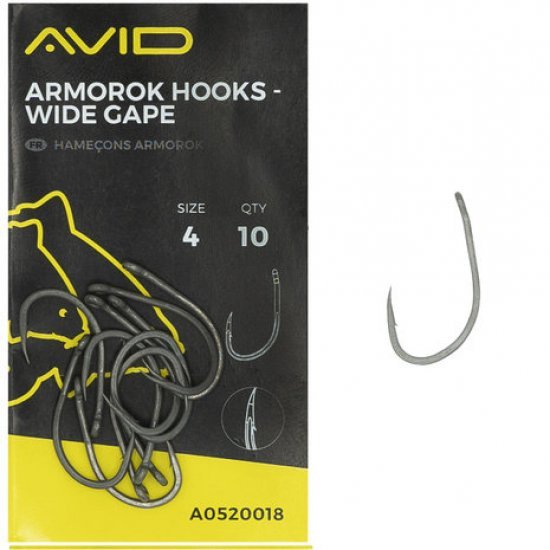 Avid Armorok Wide Gape Carp Hooks