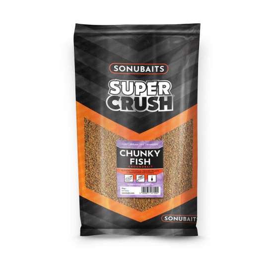 SonuBaits Supercrush Chunky Fish Groundbait 2kg