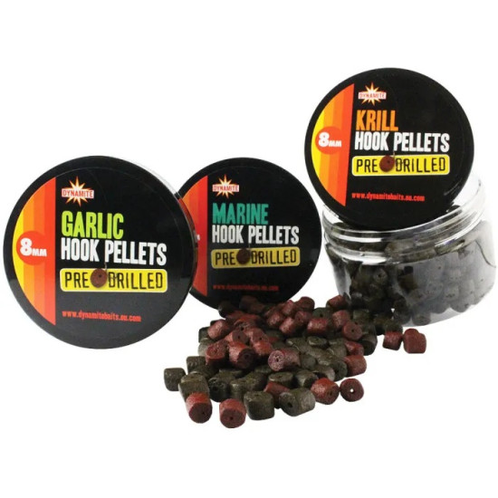 Dynamite Pre-Drilled Hook Pellets 8mm