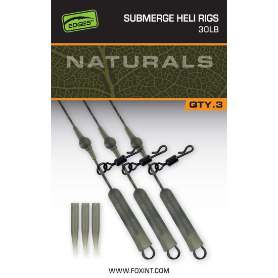 Fox Naturals Submerged Heli Rig Leaders