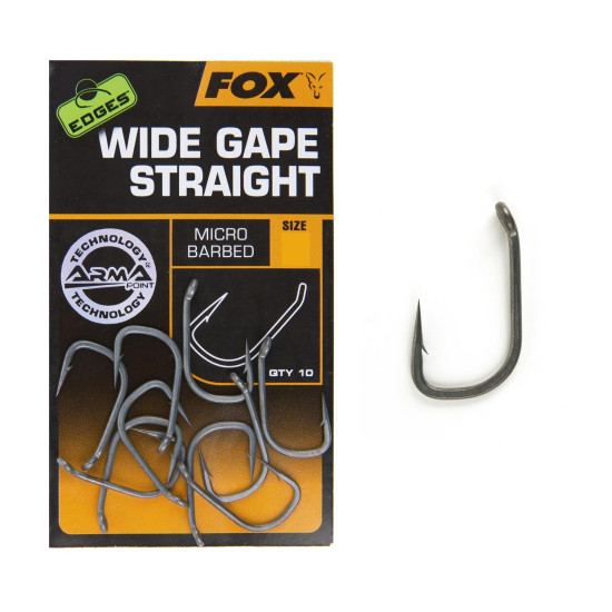 Fox Edges Armapoint Wide Gape Straight Hooks