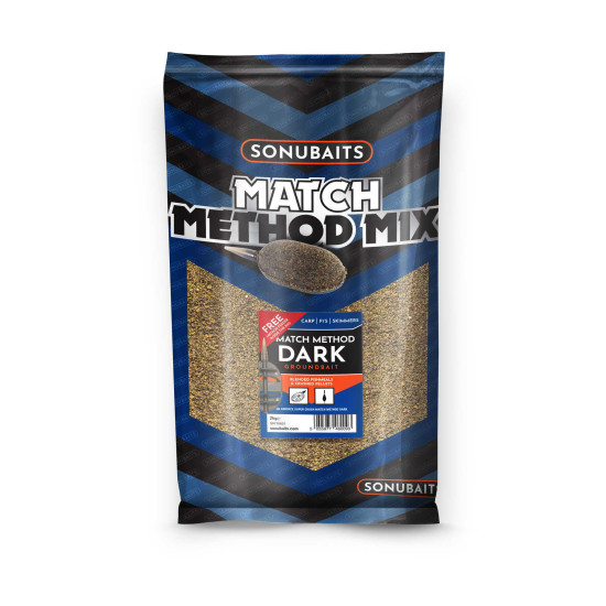 SonuBaits Match Method Mix Dark Groundbait 2kg