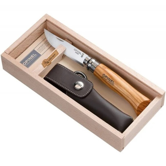 Opinel Olive Wood Gift Set No.8