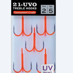 BKK Spear 21-UVO Treble Hooks BKK Spear 21-UVO Treble Hooks