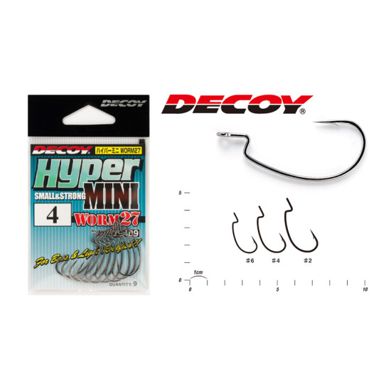 Decoy Worm 27 Hyper Mini Hooks