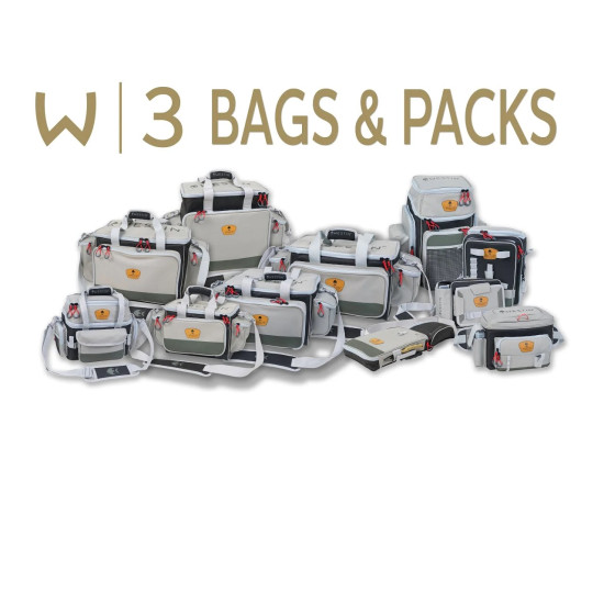 Westin W3 Lure Loader Bags with 4 boxes