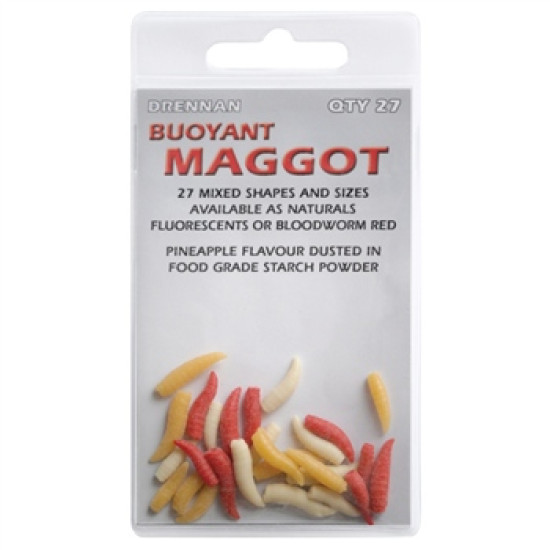 Drennan Buoyant Maggots Natural Drennan Buoyant Maggots Natural