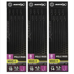 Matrix MXC-1 6" pole Rig Hook Lengths