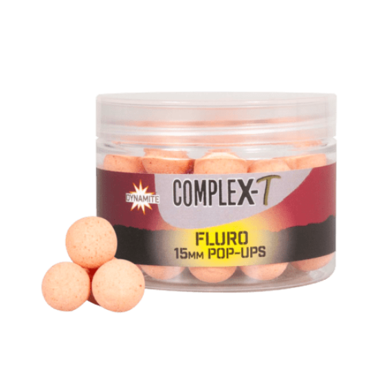 Dynamite Baits Complex-T Fluro Pop-Ups 15mm Dynamite Baits Complex-T Fluro Pop-Ups 15mm