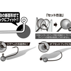 Decoy Custom Sinkers for Jigheads