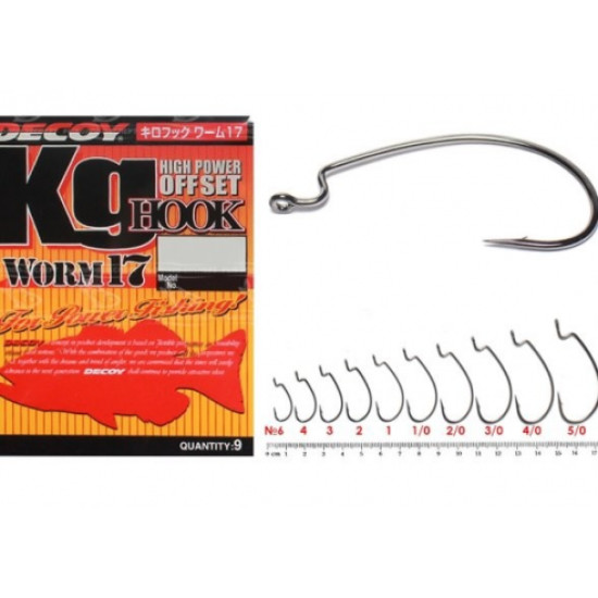 Decoy Worm-17 Weedless lure hooks