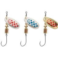 Mepps Comet Single Barbless Blue and Silver