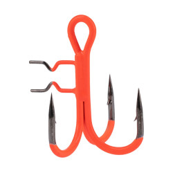 Mikado Jaws Treble Hooks UV Orange