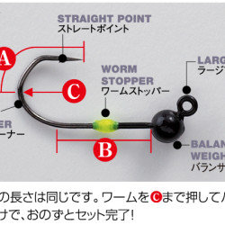 Owner JH-88 Balancer JigHead Owner JH-88 Balancer JigHead