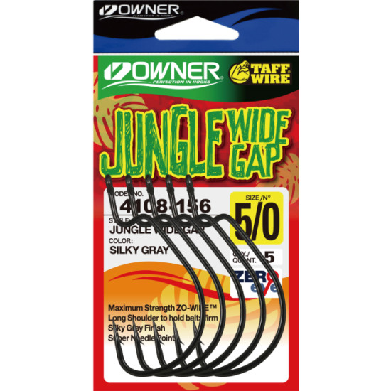 Owner Jungle Wide Gape Soft Lure Hooks